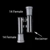 10 Styles Valfritt glas Reclaim Adapter Male/Female 14mm 18mm Joint Glass Reclaimer Adapters Ash Catcher For Oil Rigs Glass Bong