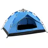 Automatic Camping Tent 1-4 Pessoa Família Tenda colorida Duplo Setup Camada instantâneo Protable exterior Backpacking Tent Para Caminhadas Viagem