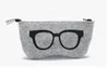 20pcs Zarif Yün Gözlük Kılıfı Küley Gözlük Kılıfı Kadın Güneş Gözlüğü Kutuları Kozmetik fermuar çanta