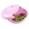 Creative Double-deck Snack Food Storage Box Melon Seeds Container