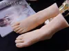 High quality real Female sexy doll Foot mannequin Elastic Silicone Photography Silk Stockings Jewelry Model soft Silica gel 2PC/lot C729