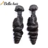 Indian Human Hair Extensions Unprocessed Virgin Hair Bundles Loose Wave 1 or 2 or3pcs/lot Natural Color 8-30 Inch Bellahair