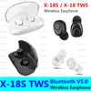 X18S TWS sem fio Fone de ouvido Bluetooth X18 música Stereo Headset com microfone sem fio do fone Fones Todos Smartphone