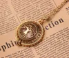 WholeLife of tree magnifying glass pendant Long Necklaces Vintage hollow out pendant Bronze Plated Jewelry For women4378497