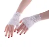 Женщины кружева вождения солнцезащитный крем перчатка очарование сексуальные леди варежки свадебные перчатки свадебные перчатки 4 цвета