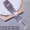 Female Silver Full Rhinestone Diamante Ladies Waist Charm Diamond Alloy Belt Fashion Accessory Casual One Size For Adults