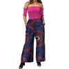 Combinaison imprimé africain pour femmes, sans bretelles, sans manches, barboteuse Sexy, pantalon à jambes larges, pour dames africaines, combinaisons, WY3873, automne