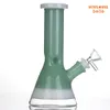 Pipa ad acqua in vetro Fumo 18mm Giunto femmina 200mm Alto Heady Oil Rig Bubbler Bong Narghilè a più colori