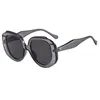 Trendy Round Sun Glasses Fashion PC Sunglasses Women Trend Shade 5 Colors Customs LOGO