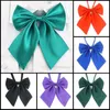 Women Tie Red Butterfly Women's Bow Black Knot Female Girl Student Hotel Clerk Waitress Neck Wear Ribbon Ties green