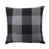 45 * 45cm Linen Checked Pillowcase Pillow Pillowcase Cotton And Linen Pillowcase Sofa Cushion Can be Customized XD23543