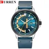 CURREN Luxe Casual Hommes Montres Militaire Sport Montre Analogique Quartz Montre-Bracelet Affichage Calendrier Relogio Masculino Montre Homme1949