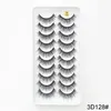 NEW 10pairs 3D Faux Mink Lashes Natural Long False Eyelashes Volume Fake Lashes Makeup Extension Eyelashes maquiagem