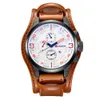 Curren Fashion Sports Sports Spision Date Date Men's Quartz Watch Кожаные водонепроницаемые мужские часы Relogio Masculino Montre Homme305J
