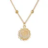12 ожерелья гороскопа Ретро Constell знак подвеска золотые цепи ожерелье для мужчин ювелирные изделия женщины падение корабля