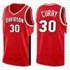 19 Davidson Wildcats Stephen NCAA Jersey 30 College Curry Allen 3 Iverson Georgetown Bethel Lisesi Üniversite kolej Formaları shua013