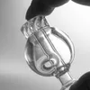 Akcesoria palenia spin szklana czapka węglowodanowa fazowana krawędź cyklon riptide dla 25 mm kwarcowy banger paznokcie paznokcie dab platforma rura wodna