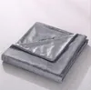 Duvet täcker avtagbart duvetskydd för viktade filtar Polyester Quilt Cover 60 "X80" Queen Size med dragkedja och starka slipsar