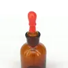 Suministros de laboratorio 30/60 / 125ml Botella de reactivo de vidrio Botella marrón Dropper Laboratorio químico de laboratorio de instrumentos consumibles