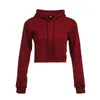 Nieuwe stijl vrouwen meisjes hoodies effen hoodie gezellige hoody sport hooded tops herfst effen lange mouw met hoed mode 2019 heet