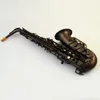 New Unbranded Alto Saxophone Brass Black Nickel Lacquer Eb Tune Sax High Quality Musical Instrument Saxophone with Case Free Shipping