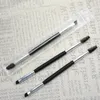 Makeup Eye Brow Eyebrow Brush 12 Syntetisk duo Makeup Borstar Double Eyebrow Brush Head Borstes Kit Pinceis Epacket 9616411