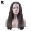 13 * 4 레이스 프론트 인간의 머리카락 가발 흑인 여성 중간 부분 130 % 밀도 레이스 정면 가발 브라질 스트레이트 인간의 머리 레이스 프런트 가발