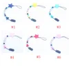 Infant Schnuller Clips Neugeborenen Big Star Nippel Beißring Molaren Brief Perle Schnuller Halter Baby Zahnen Nippel Halter Kinder Kauen spielzeug B862