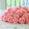 20 Branch Silk Champagne Roses Wedding Party Decoration Home Decoration Artificial Flowers