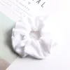 Girl Lady women's winter Hair Scrunchies Ring Elastic Hair Bands Pure Color Bobble Sports Dance Velvet Soft Scrunchy Hairband FJ3350