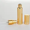 10ml metallplätering Sprayflaska Tom parfymflaska Atomizer Slivery Glod Black Glass Parfymflaskor Kosmetisk behållare