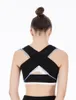 New Upper Back Posture Corrector postura Clavícula Suporte Corrector Voltar ombros retos Brace Strap Correct