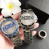 Reloj de pulsera de moda Marca Mujer Estilo de hombre banda de acero de metal Fecha relojes de cuarzo X54267F