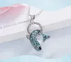 Fashion Necklace S925 Sterling Silver Pendant with SWAROVSKI Crystal Necklace