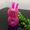 color of water glass Snuff Bottle Gourd Wholesale Bongs Oil Burner Glass Pipes Water Pipes Glass Pipe Oil Rigs Smoking