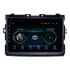 R￡dio GPS Sistema de navega￧￣o por v￭deo Android de 9 polegadas para 2006-2012 Toyota Preia com c￢mera traseira Bluetooth USB WiFi SWC