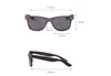 Mode- Gefälschte Holz PC Sonnenbrille Marke Modell für Mann Frau Polarisierte UV400-Linsen Sonnenbrille für Männer Frauen