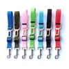 Nouveau chien animal de compagnie voiture ceinture de sécurité harnais de retenue plomb réglable laisse voyage pince chien ceinture de sécurité pour toutes les voitures