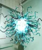 Lámparas Fancy Art Chandelier Techo Lámparas de araña sopladas a mano Luces Bombillas LED decorativas italianas Lámpara colgante de cristal de Murano