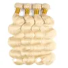 # 613 Blont hår väv buntar brasilianska kroppsvåg hår för svarta kvinnor 3 eller 4 buntar 10-28 tum remy mänskliga hårförlängningar