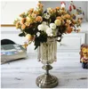 Kunstbloemen Carnation Bouquet 11 Bloemhoofden Bruiloft Bruids Boeket Home Decoraties Zijde Bloemen Moederdag Gift