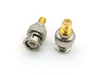 100pcs brass RP SMA female jack to BNC male plug RF Coaxial adapter straight