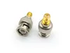 100 stks Messing RP SMA Female Jack aan BNC Male Plug RF Coaxiale Adapter recht