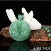 Mélange Chinois Main Naturel Jade Guérison Cristal Sculpté Bouddha Reiki Éléphant Amulette Chanceux Pendentif Collier Fine Jewelry Charm