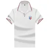 Mäns Polos Skjorta Man 2021 Sommar Kortärmad Emberoidery Casual T Shirts Män Varumärke Kläder Fader Present Tees Ae9025