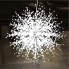 Modern vuurwerk geleid kroonluchter licht stijlvolle boom tak kroonluchter lamp decoratieve vuurvlieg plafond kroonluiden hangende verlichting