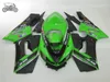 2005 2006 가와사키 닌자 ZX6R ZX636 ZX 6R 05 06 ZX6R 녹색 검은 색 애프터 마켓 ABS 플라스틱 장에서 산 선물 키트 TV10위한 중국에서 산 선물