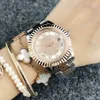 Fashion Brand Watches Women's girls crystal style metal steel band Quartz Calendar wrist Watch X48