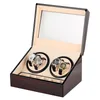 Avvolgitori automatici per orologi Open Motor Luxury Watch Winding Winder Storage Case Holder Collection Display Silent Motor Box