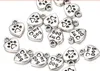 300st/Lot Vintage Tibetan Silver Charms Love My Dogs Heart Charms Pendants 13x10mm för smycken som tillverkar DIY -armbandhalsband